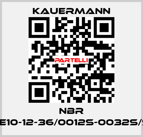 NBR Buckle10-12-36/0012S-0032s/SHA70 Kauermann
