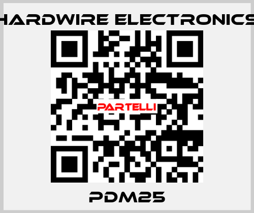 PDM25 Hardwire Electronics