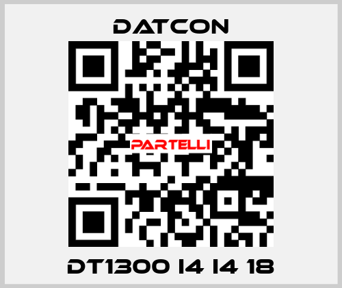 DT1300 I4 I4 18 Datcon