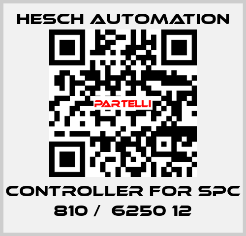 Controller for SPC 810 /  6250 12 Hesch Automation