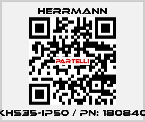 KHS35-IP50 / PN: 180840 Herrmann