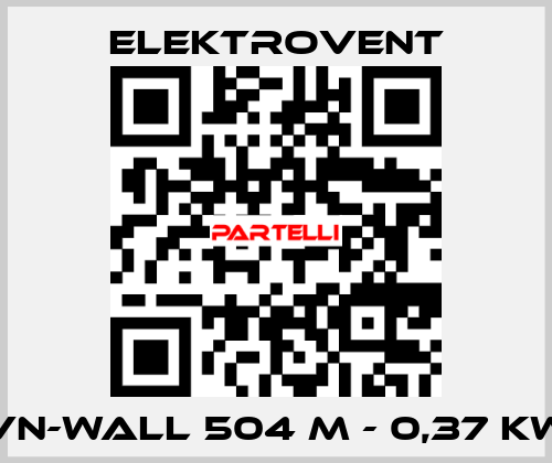 VN-Wall 504 M - 0,37 kW ELEKTROVENT