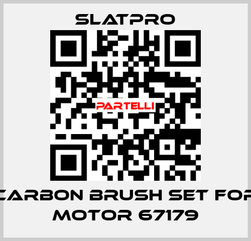 Carbon Brush Set for motor 67179 SlatPro
