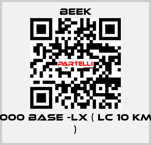 1000 BASE -LX ( LC 10 KM  ) Beek