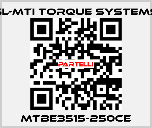 MTBE3515-250CE SL-MTI Torque Systems