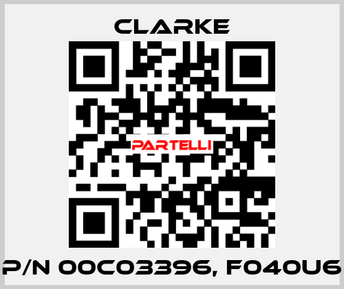 p/n 00C03396, F040U6 Clarke
