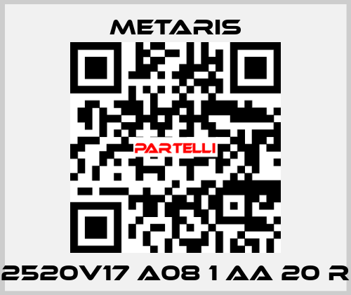 2520V17 A08 1 AA 20 R Metaris