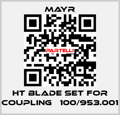 HT blade set for coupling 	100/953.001 Mayr