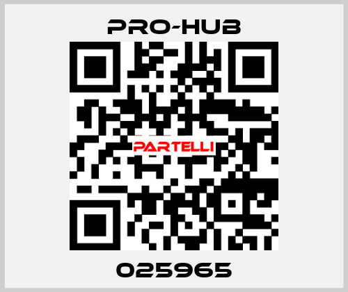 025965 Pro-Hub