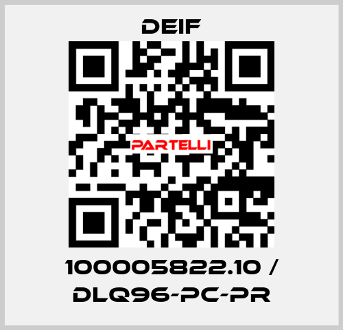 100005822.10 / DLQ96-pc-PR Deif