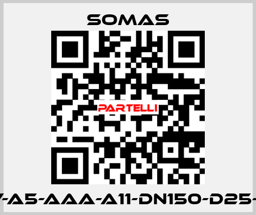 MTV-A5-AAA-A11-DN150-D25-B20 SOMAS