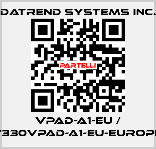 vPad-A1-EU / 7330vPad-A1-EU-Europe Datrend Systems Inc.