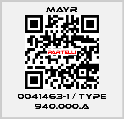0041463-1 / Type 940.000.A Mayr