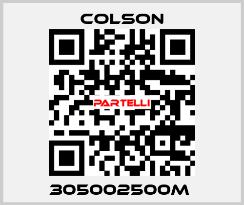 305002500M  Colson