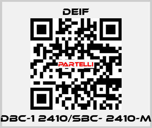 DBC-1 2410/SBC- 2410-M Deif