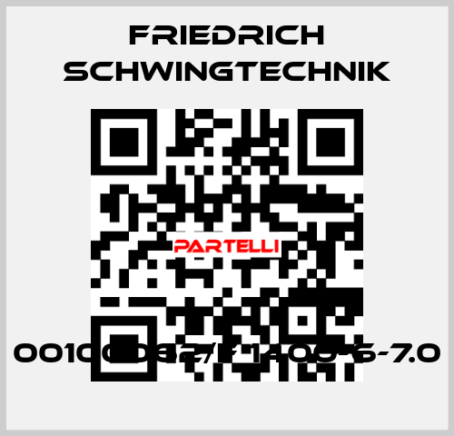 00100062/F 1400-6-7.0 Friedrich Schwingtechnik