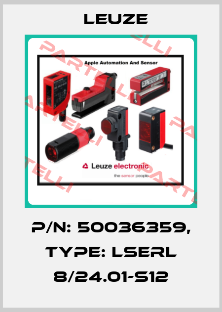 p/n: 50036359, Type: LSERL 8/24.01-S12 Leuze