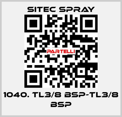 1040. TL3/8 BSP-TL3/8 BSP Sitec Spray