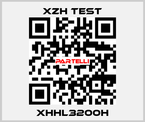 XHHL3200H XZH TEST