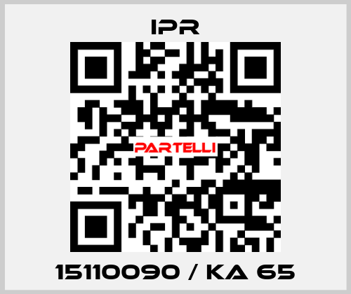 15110090 / KA 65 IPR