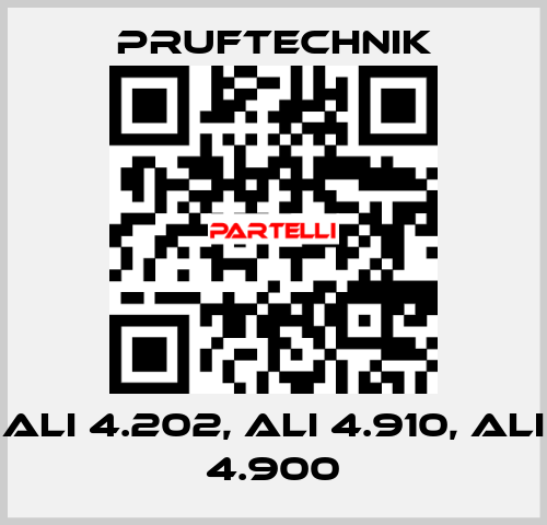 ALI 4.202, ALI 4.910, ALI 4.900 Pruftechnik