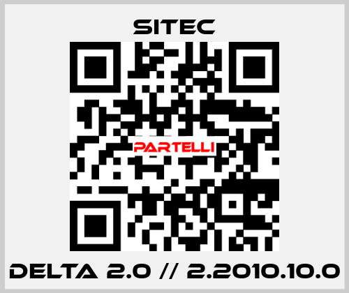 Delta 2.0 // 2.2010.10.0 SITEC
