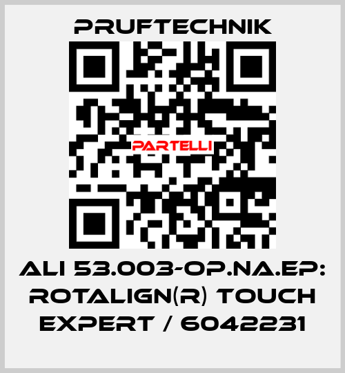 ALI 53.003-OP.NA.EP: ROTALIGN(R) touch EXPERT / 6042231 Pruftechnik
