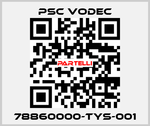 78860000-TYS-001 PSC Vodec