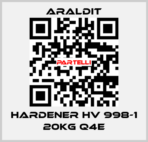 168440700 HAERTER HV 998  Araldit