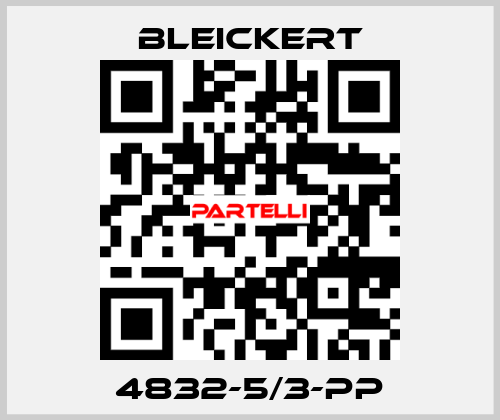 4832-5/3-PP Bleickert