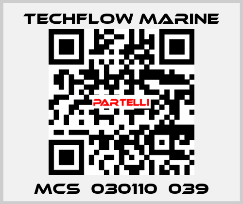 MCS‐030110‐039 Techflow Marine