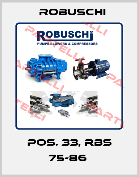 Pos. 33, RBS 75-86  Robuschi