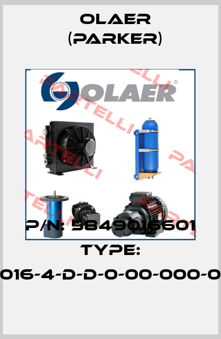 P/N: 5849016601 Type: LOC3-016-4-D-D-0-00-000-0-0-0-0 Olaer (Parker)