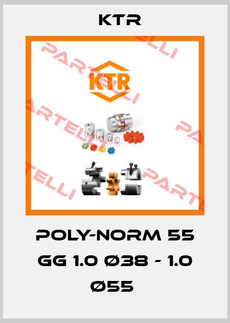 POLY-NORM 55 GG 1.0 Ø38 - 1.0 Ø55  KTR