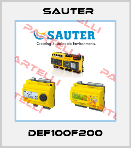 DEF100F200 Sauter