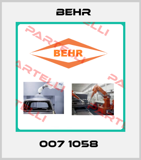 007 1058  Behr