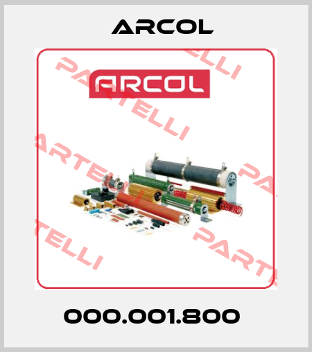 000.001.800  Arcol