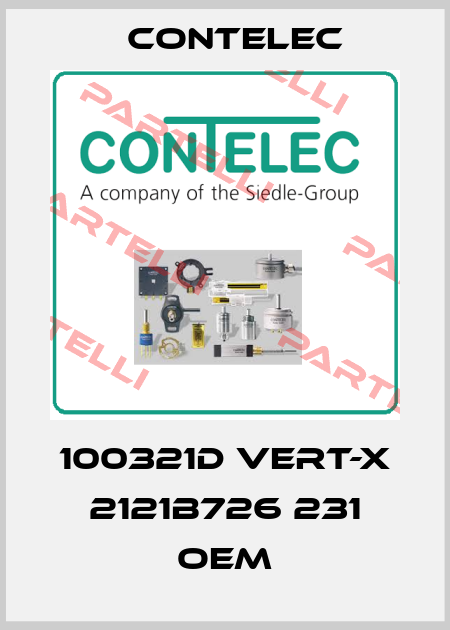 100321D Vert-X 2121b726 231 oem Contelec
