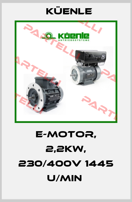 E-Motor, 2,2kW, 230/400V 1445 U/min  Küenle