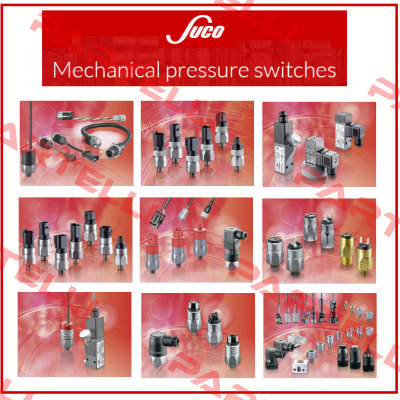 0159 ,250V DIAPHRAGM / PISTON PRESSURE SWITCHES Suco