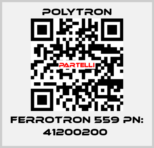 Ferrotron 559 PN: 41200200  Polytron
