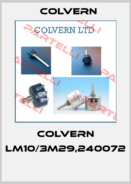 COLVERN LM10/3M29,240072  Colvern