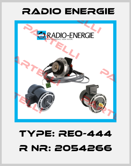 Type: RE0-444 R Nr: 2054266 Radio Energie