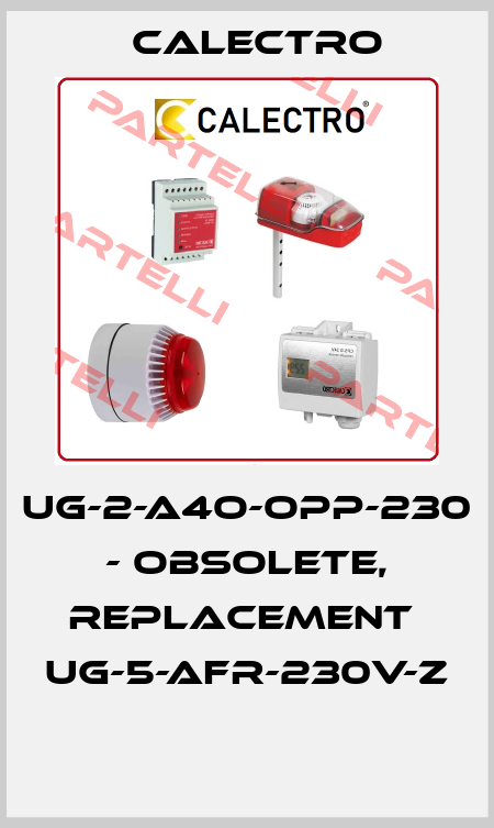 UG-2-A4O-OPP-230 - obsolete, replacement  UG-5-AFR-230V-Z  Calectro