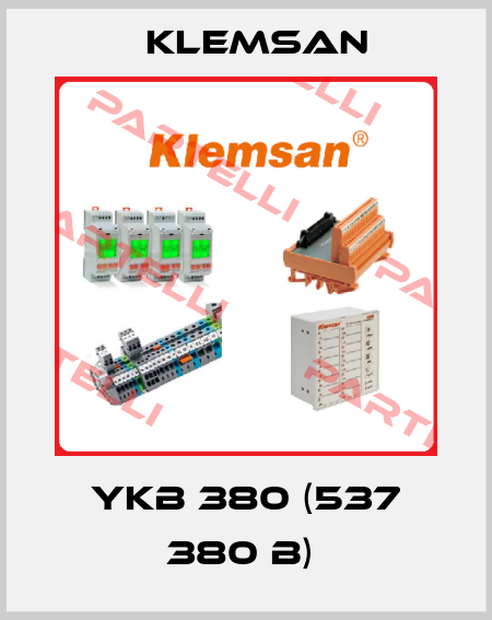 YKB 380 (537 380 B)  Klemsan