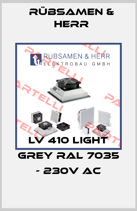 LV 410 Light grey RAL 7035 - 230V AC Rübsamen & Herr