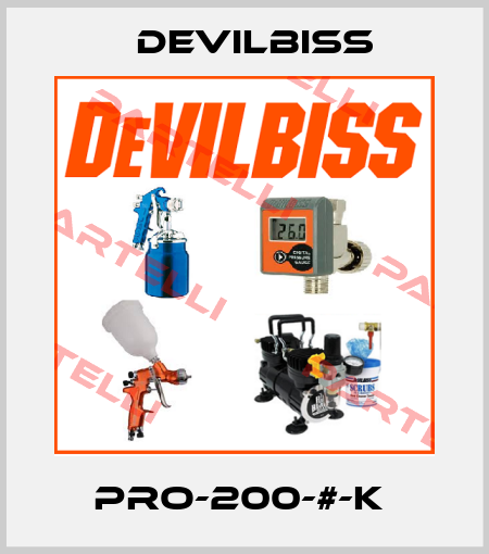 PRO-200-#-K  Devilbiss