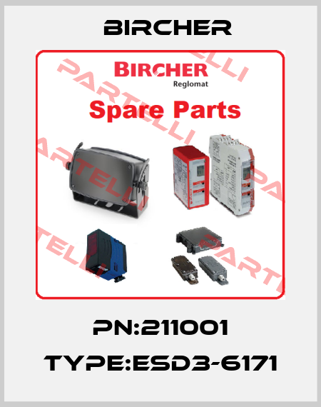 Pn:211001 Type:ESD3-6171 Bircher