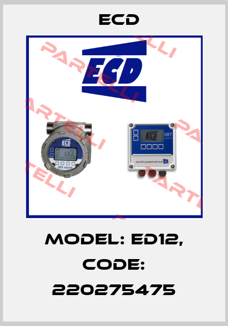 Model: ED12, Code: 220275475 Ecd