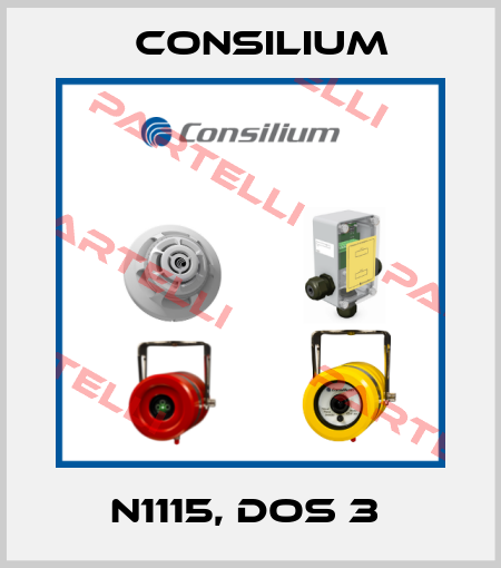 N1115, DOS 3  Consilium